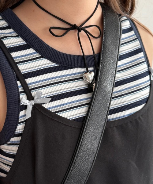 kutir(クティール)の「アソートリボンティアードミニキャミワンピース/チュニック(ワンピース・レディース・イエロー/ブラック系/レッド/グリーン/ホワイト系その他/ブルー/ブラック系その他/ブラック・FREE)」の22枚目の写真