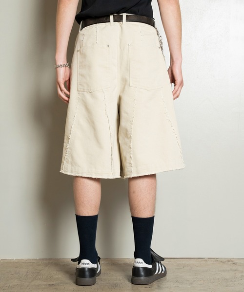 Forte（フォルテ）（フォルテ）の「Cut-off Wide Shorts/カットオフワイドショーツ/洗える（その他パンツ・メンズ・ブラック/オフホワイト・MEDIUM/LARGE）」の21枚目の写真