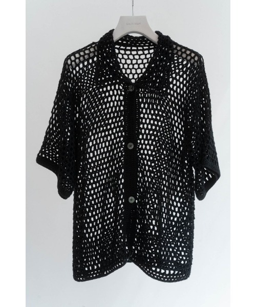 Knuth Marf（クヌースマーフ）の「crochet knit shirt（シャツ/ブラウス・レディース・ブルー/ブラック・FREE）」の20枚目の写真