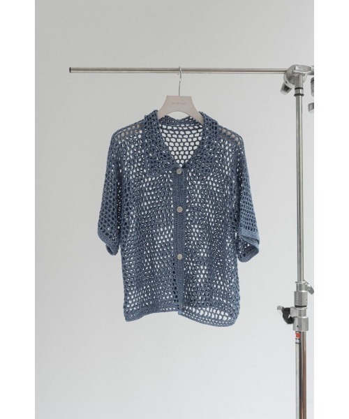 crochet knit shirt（シャツ/ブラウス）｜Knuth Marf