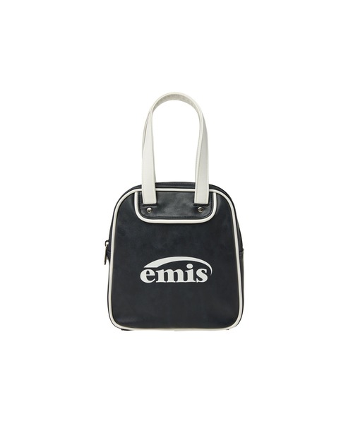 EMIS(イミス)の「VINTAGE SQUARE BOWLING BAG(トートバッグ・レディース・ブラック・FREE)」の1枚目の写真