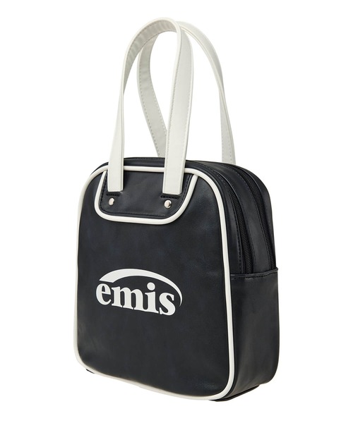 EMIS(イミス)の「VINTAGE SQUARE BOWLING BAG(トートバッグ・レディース・ブラック・FREE)」の3枚目の写真
