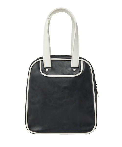 EMIS(イミス)の「VINTAGE SQUARE BOWLING BAG(トートバッグ・レディース・ブラック・FREE)」の4枚目の写真