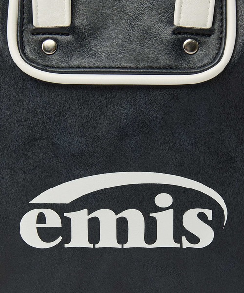 EMIS(イミス)の「VINTAGE SQUARE BOWLING BAG(トートバッグ・レディース・ブラック・FREE)」の5枚目の写真