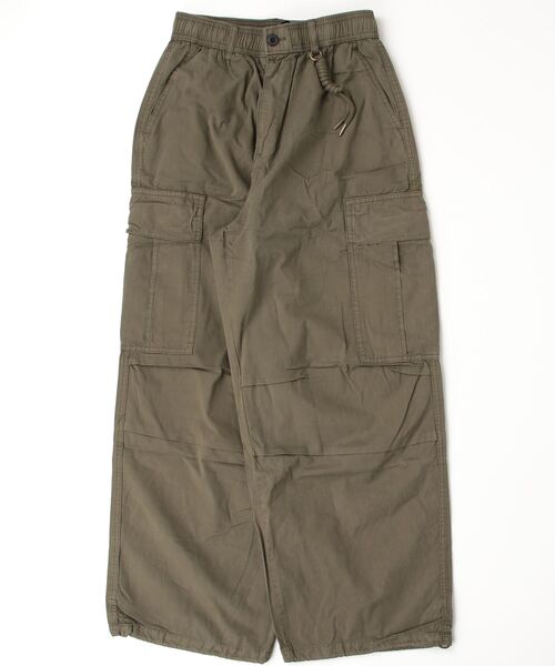 R.(rehacer)(アールドット(レアセル))の「R. : Tack Wide Leg Cotton Pants(カーゴパンツ・メンズ・アーミー/チャコールグレー・MEDIUM/LARGE/SMALL)」の12枚目の写真