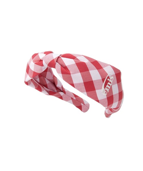 ★EMIS★ GINGHAM CHECK HAIRBAND GINGHAM CHECK HAIRBAND - EMIS