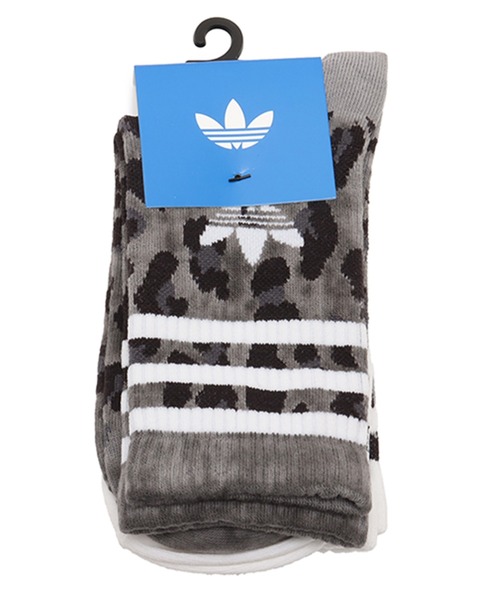 adidas LEO CREW S 2P / アディダス LEO クルー ソックス 2P