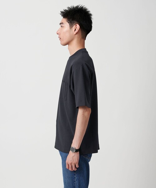 green label relaxing(グリーンレーベルリラクシング)の「【WEB限定】JUST fit アムンゼン ファンクション 半袖 Tシャツ(Tシャツ/カットソー・メンズ・ブラック/ネイビー/ライトグレー・XL/S/M/L)」の8枚目の写真