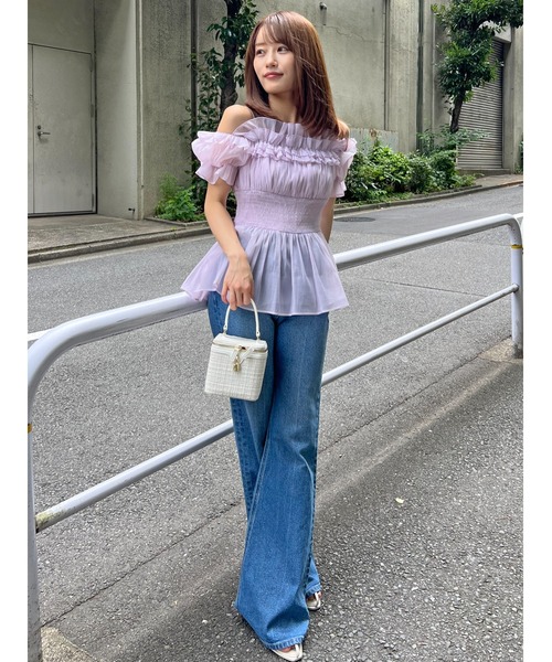 オフショルフリルブラウス（シャツ/ブラウス）｜SNIDEL