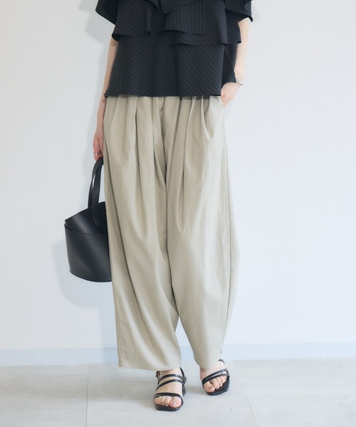 Paradise Picnic（パラダイスピクニック）の「cloche  UVストレッチウオッシャブルパンツ（その他パンツ・レディース・ベージュ/チャコールグレー/ブルー・FREE）」の17枚目の写真