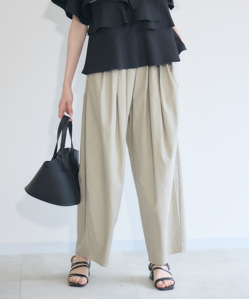 Paradise Picnic（パラダイスピクニック）の「cloche  UVストレッチウオッシャブルパンツ（その他パンツ・レディース・ベージュ/チャコールグレー/ブルー・FREE）」の18枚目の写真