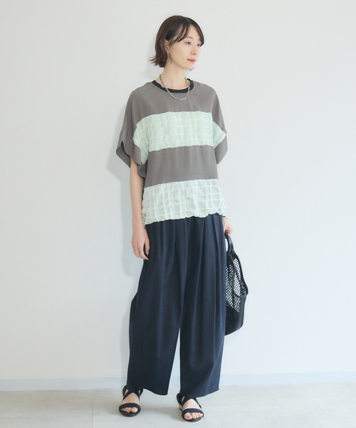 Paradise Picnic（パラダイスピクニック）の「cloche  UVストレッチウオッシャブルパンツ（その他パンツ・レディース・ベージュ/チャコールグレー/ブルー・FREE）」の20枚目の写真