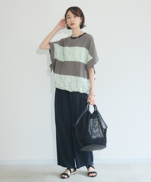 Paradise Picnic（パラダイスピクニック）の「cloche  UVストレッチウオッシャブルパンツ（その他パンツ・レディース・ベージュ/チャコールグレー/ブルー・FREE）」の21枚目の写真