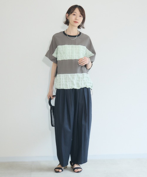 Paradise Picnic（パラダイスピクニック）の「cloche  UVストレッチウオッシャブルパンツ（その他パンツ・レディース・ベージュ/チャコールグレー/ブルー・FREE）」の22枚目の写真