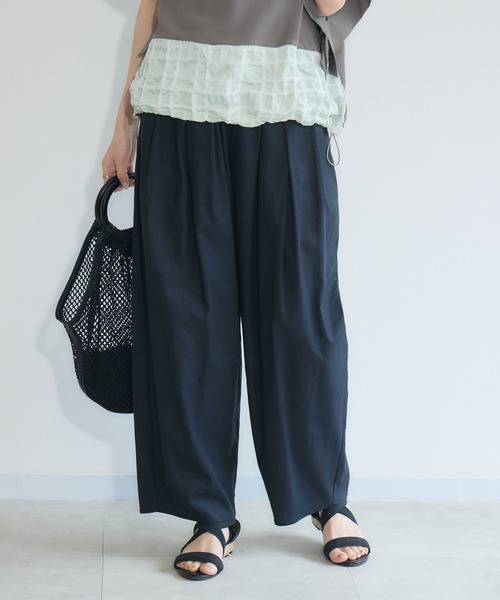 Paradise Picnic（パラダイスピクニック）の「cloche  UVストレッチウオッシャブルパンツ（その他パンツ・レディース・ベージュ/チャコールグレー/ブルー・FREE）」の13枚目の写真