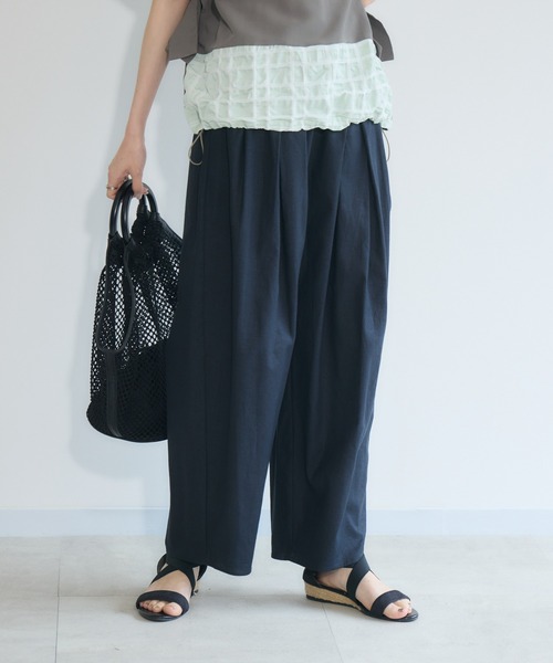 Paradise Picnic（パラダイスピクニック）の「cloche  UVストレッチウオッシャブルパンツ（その他パンツ・レディース・ベージュ/チャコールグレー/ブルー・FREE）」の14枚目の写真