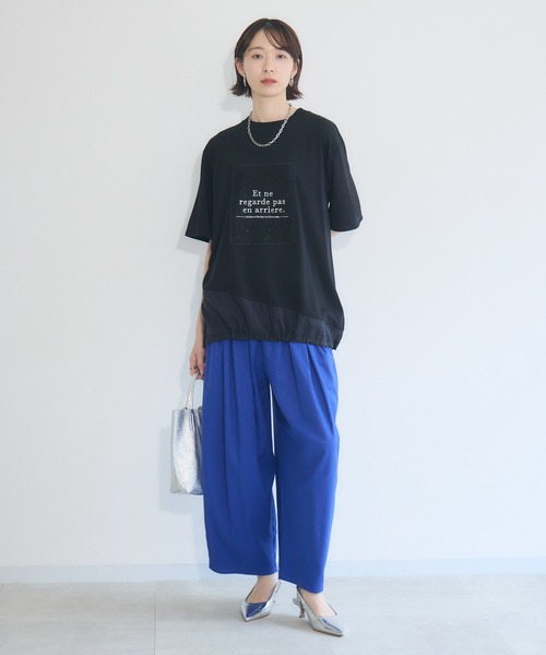 Paradise Picnic（パラダイスピクニック）の「cloche  UVストレッチウオッシャブルパンツ（その他パンツ・レディース・ベージュ/チャコールグレー/ブルー・FREE）」の15枚目の写真