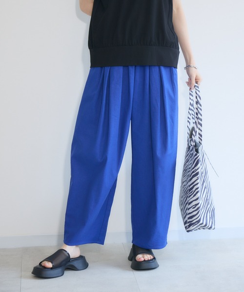 Paradise Picnic（パラダイスピクニック）の「cloche  UVストレッチウオッシャブルパンツ（その他パンツ・レディース・ベージュ/チャコールグレー/ブルー・FREE）」の5枚目の写真