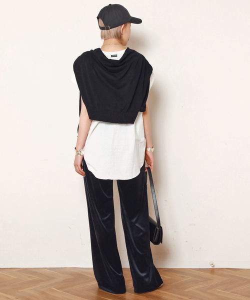 ベロアイージーパンツ（スラックス）｜EVERYDAY I LIKE.（エヴリディ