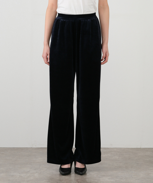 ベロアイージーパンツ（スラックス）｜EVERYDAY I LIKE.（エヴリディ