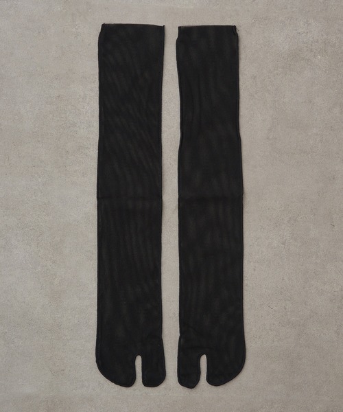 MARCOMONDE（マルコモンド）の「【MARCOMONDE】Tulle Tabi socks TB21P-001（ソックス/靴下・レディース・ホワイト/ピンク/パープル/ブラック・FREE）」の6枚目の写真