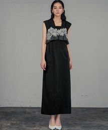 （*）様 Andresd ブラックパールドレス　お呼ばれドレス 楽天市場】【公式】 ANDRESD アンドレスド【 sleeve slit lace