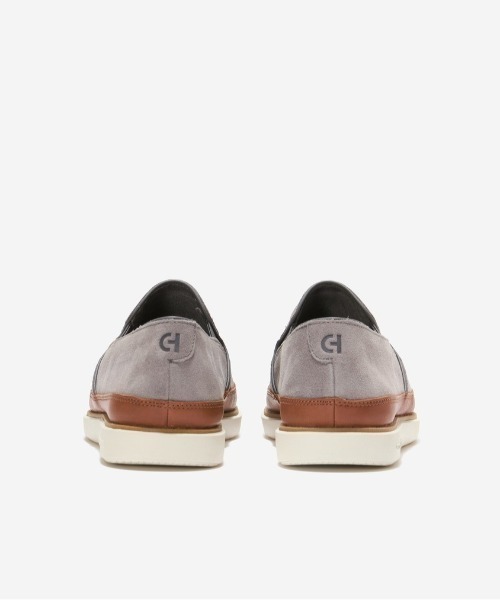 COLE HAAN(コールハーン)の「グランドプロ ストローポイント ツインゴア mens(スリッポン・メンズ・グレー・7.5/8/8.5/9/9.5/7/10/10.5/11)」の4枚目の写真