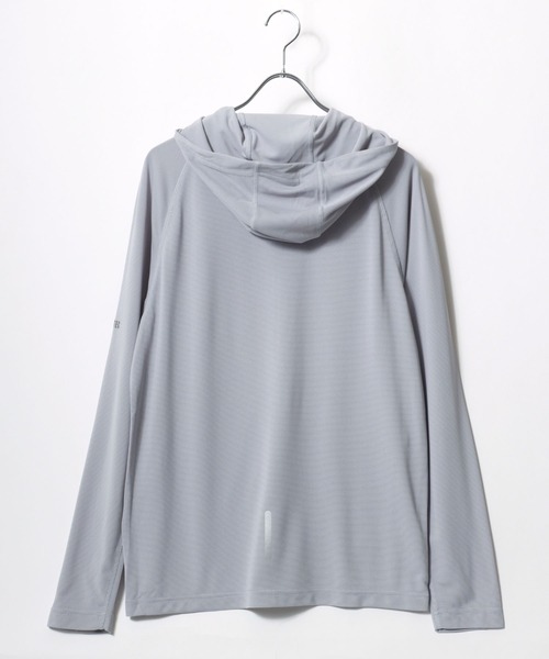 DISCUS（ディスカス）の「DISCUS/ディスカス UVカット 吸汗速乾 テック ワンポイントロゴ フルジップパーカーフーディー レディース メンズ（パーカー・メンズ・グレー系その他/ネイビー/スミクロ/グリーン系その他/ブルー系その他・M/L/LL）」の7枚目の写真