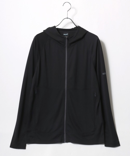 DISCUS（ディスカス）の「DISCUS/ディスカス UVカット 吸汗速乾 テック ワンポイントロゴ フルジップパーカーフーディー レディース メンズ（パーカー・メンズ・グレー系その他/ネイビー/スミクロ/グリーン系その他/ブルー系その他・M/L/LL）」の8枚目の写真