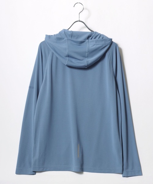DISCUS（ディスカス）の「DISCUS/ディスカス UVカット 吸汗速乾 テック ワンポイントロゴ フルジップパーカーフーディー レディース メンズ（パーカー・メンズ・グレー系その他/ネイビー/スミクロ/グリーン系その他/ブルー系その他・M/L/LL）」の13枚目の写真
