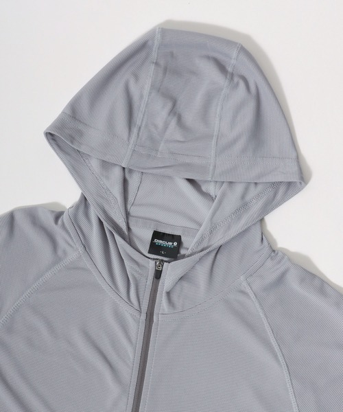 DISCUS（ディスカス）の「DISCUS/ディスカス UVカット 吸汗速乾 テック ワンポイントロゴ フルジップパーカーフーディー レディース メンズ（パーカー・メンズ・グレー系その他/ネイビー/スミクロ/グリーン系その他/ブルー系その他・M/L/LL）」の16枚目の写真