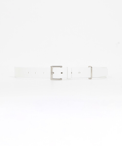 K.T KIYOKO TAKASE（キヨコタカセ）の「25mmストレートベルト（ベルト・レディース・ブラウン/ブラック/ホワイト・9号）」の2枚目の写真