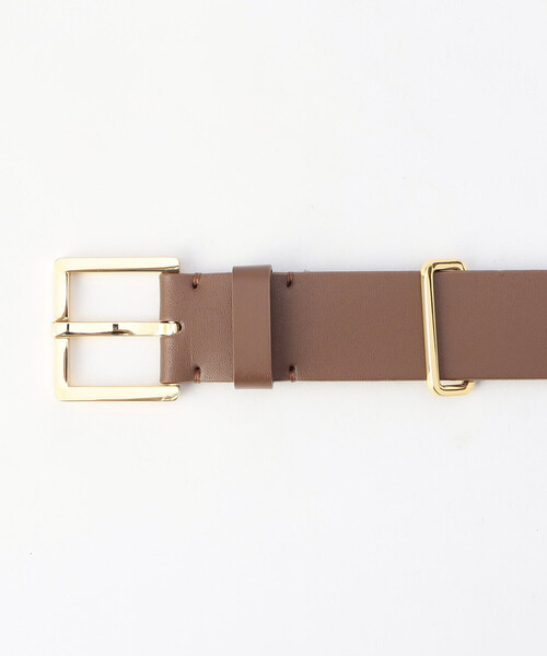 K.T KIYOKO TAKASE（キヨコタカセ）の「25mmストレートベルト（ベルト・レディース・ブラウン/ブラック/ホワイト・9号）」の4枚目の写真