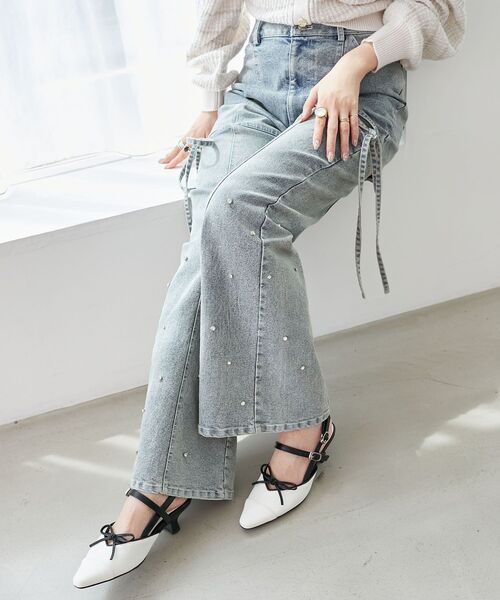 MAJESTIC LEGON(マジェスティックレゴン)の「ポインテッドリボンミュール(その他シューズ・レディース・ブラック/ブラック系その他/ブラウン/アイボリー・SMALL/MEDIUM/LARGE/X-LARGE)」の7枚目の写真