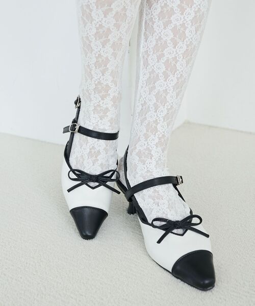 MAJESTIC LEGON(マジェスティックレゴン)の「ポインテッドリボンミュール(その他シューズ・レディース・ブラック/ブラック系その他/ブラウン/アイボリー・SMALL/MEDIUM/LARGE/X-LARGE)」の14枚目の写真