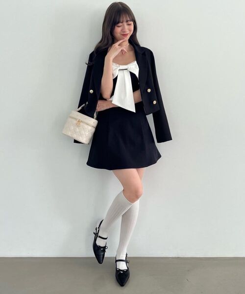 MAJESTIC LEGON(マジェスティックレゴン)の「ポインテッドリボンミュール(その他シューズ・レディース・ブラック/ブラック系その他/ブラウン/アイボリー・SMALL/MEDIUM/LARGE/X-LARGE)」の22枚目の写真