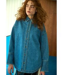 null.（ヌル）の「デニムオーバーシャツ（シャツ/ブラウス）」