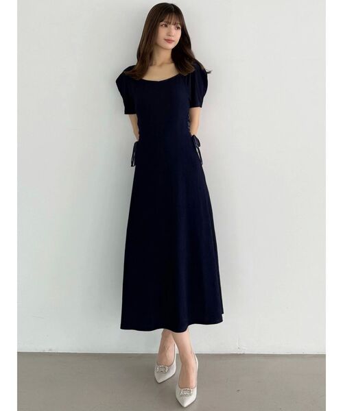 MERCURYDUO(マーキュリーデュオ)の「サイドレースアップカットワンピース(ワンピース・レディース・ミント/ネイビー/ブラック・SMALL/MEDIUM)」の6枚目の写真