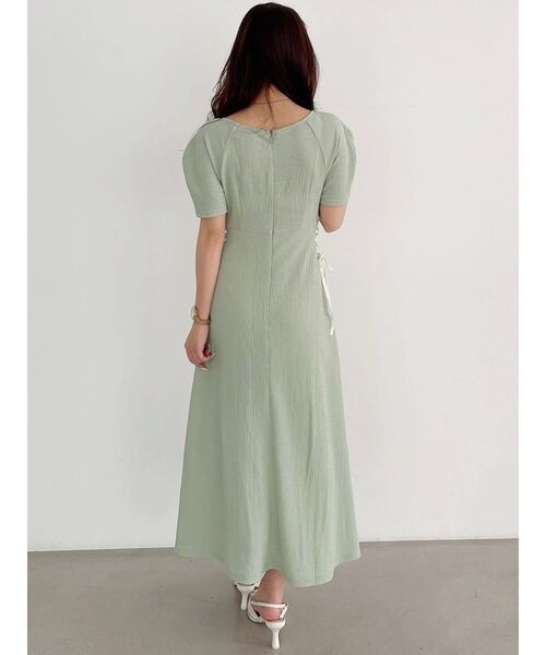 MERCURYDUO(マーキュリーデュオ)の「サイドレースアップカットワンピース(ワンピース・レディース・ミント/ネイビー/ブラック・SMALL/MEDIUM)」の13枚目の写真