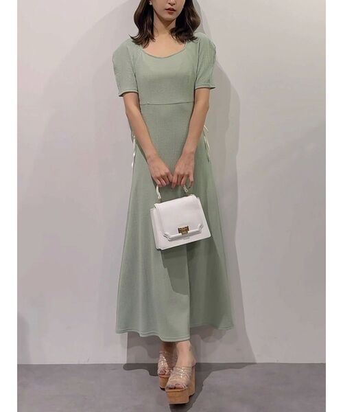 MERCURYDUO(マーキュリーデュオ)の「サイドレースアップカットワンピース(ワンピース・レディース・ミント/ネイビー/ブラック・SMALL/MEDIUM)」の21枚目の写真