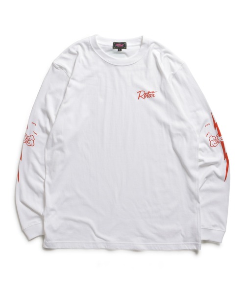 ROTAR(ローター)の「RT Ligtning LS Tee(Tシャツ/カットソー・メンズ・ホワイト/ブラック・X-LARGE/LARGE/MEDIUM/SMALL)」の6枚目の写真