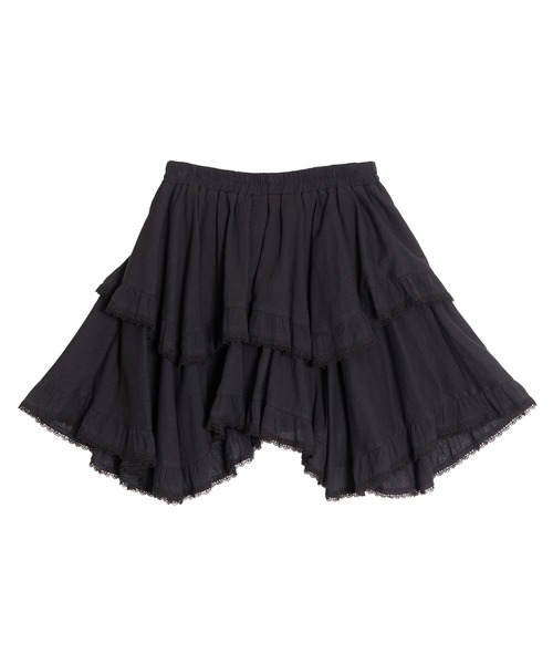 PUNYUS(プニュズ)の「アシンメトリーミニスカート(スカート・レディース・ブラック/ホワイト・1/2/3/4)」の15枚目の写真