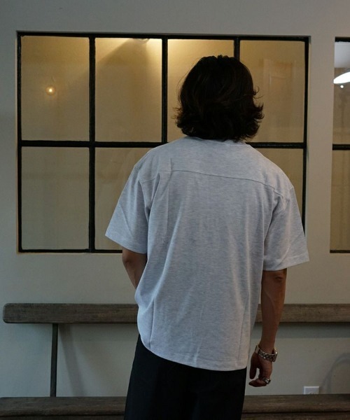 STYLISE（スタイライズ）の「【SYNQUE】THE T 01 ボックスシルエットTシャツ（Tシャツ/カットソー・メンズ・ホワイト/グリーン/ブラック/チャコール/ブルー/グレー/オレンジ・S/M）」の17枚目の写真