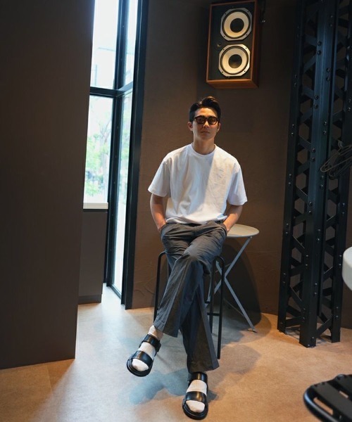 STYLISE（スタイライズ）の「【SYNQUE】THE T 01 ボックスシルエットTシャツ（Tシャツ/カットソー・メンズ・ホワイト/グリーン/ブラック/チャコール/ブルー/グレー/オレンジ・S/M）」の20枚目の写真