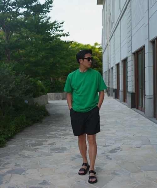 STYLISE（スタイライズ）の「【SYNQUE】THE T 01 ボックスシルエットTシャツ（Tシャツ/カットソー・メンズ・ホワイト/グリーン/ブラック/チャコール/ブルー/グレー/オレンジ・S/M）」の22枚目の写真