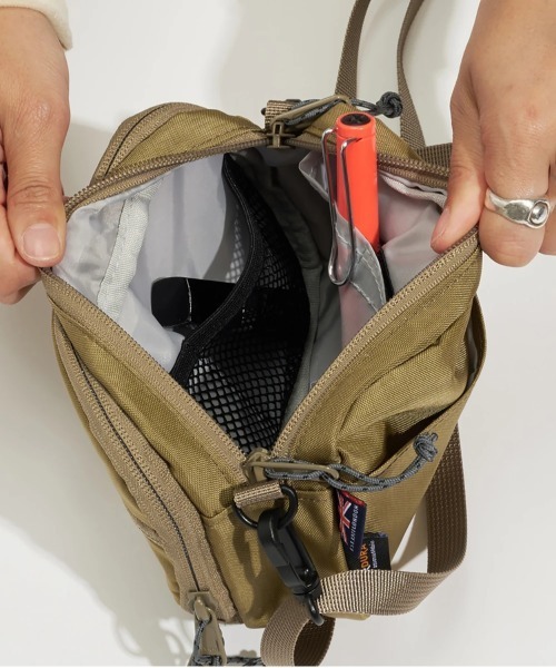 go slow caravan（ゴースローキャラバン）の「COBMASTER/コブマスター　7251CDX JERRYBELLY SHOULDER BAG（ショルダーバッグ・メンズ・ブラック/ホワイト系その他2/ラベンダー・FREE）」の7枚目の写真