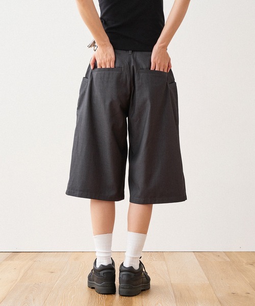 ASSORT CROSS TUCK BAGGY SHORTS / アソートクロスタックバギー