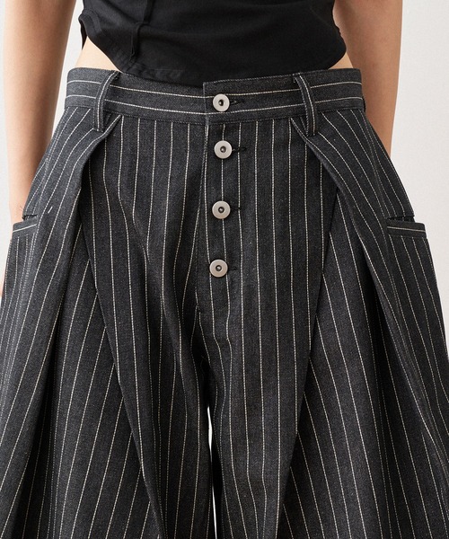 ASSORT CROSS TUCK BAGGY SHORTS / アソートクロスタックバギー