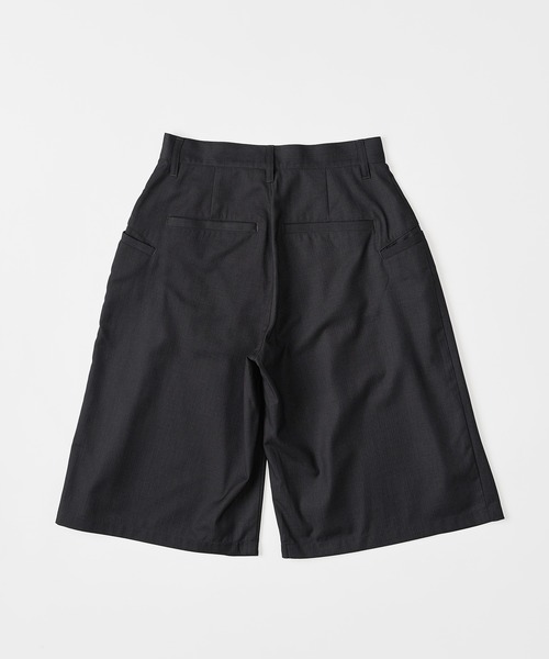 WISH FOR EVER（ウィッシュフォーエバー）の「ASSORT CROSS TUCK BAGGY SHORTS / アソートクロスタックバギーショーツ（その他パンツ・メンズ・グレー/グレー×ホワイト/ネイビー×ホワイト・SMALL/MEDIUM/LARGE）」の8枚目の写真