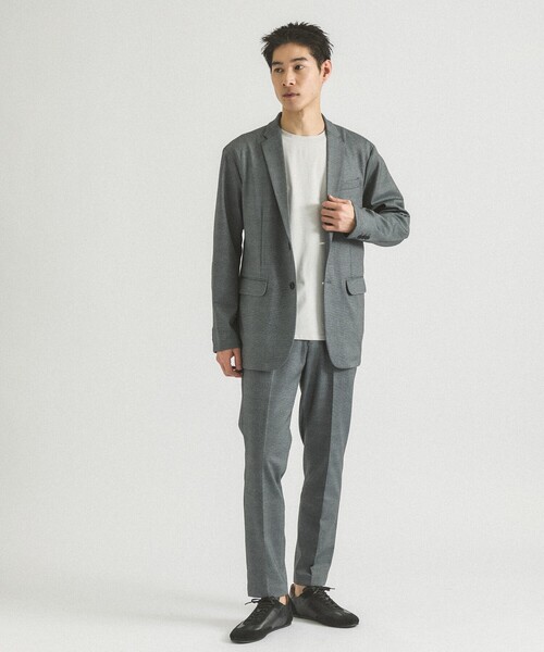 ABAHOUSE GRAY(アバハウスグレイ)の「【速乾 / DRY MAX】長袖Tシャツ(Tシャツ/カットソー・メンズ・ブラック/ホワイト/チャコールグレー/グレイッシュベージュ/グレイッシュブルー・46/48/50)」の22枚目の写真